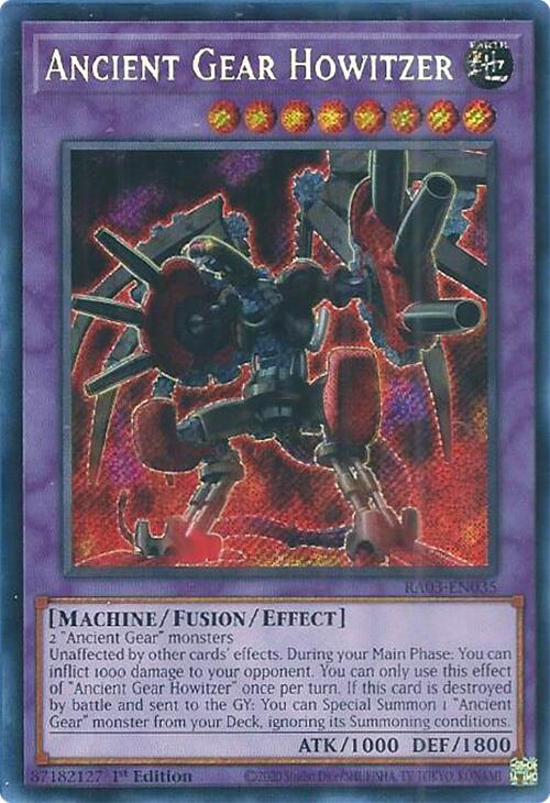 Ancient Gear Howitzer (Secret Rare) [RA03-EN035] Secret Rare | Card Merchant Takapuna