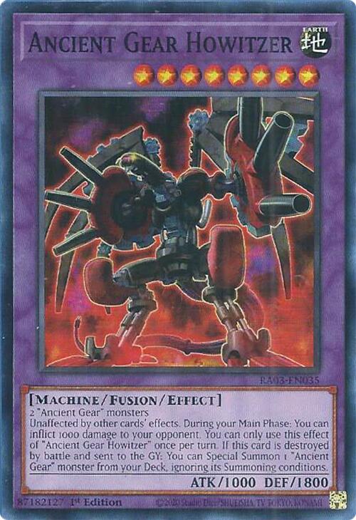 Ancient Gear Howitzer [RA03-EN035] Super Rare | Card Merchant Takapuna