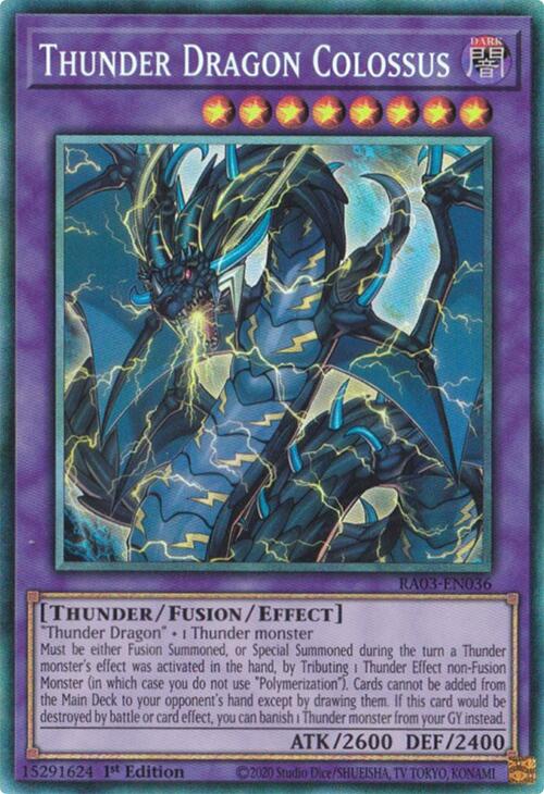 Thunder Dragon Colossus (CR) [RA03-EN036] Prismatic Collector's Rare | Card Merchant Takapuna