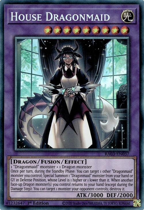 House Dragonmaid (CR) [RA03-EN037] Prismatic Collector's Rare | Card Merchant Takapuna