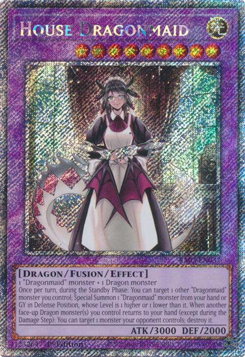 House Dragonmaid (Platinum Secret Rare) [RA03-EN037] Platinum Secret Rare | Card Merchant Takapuna