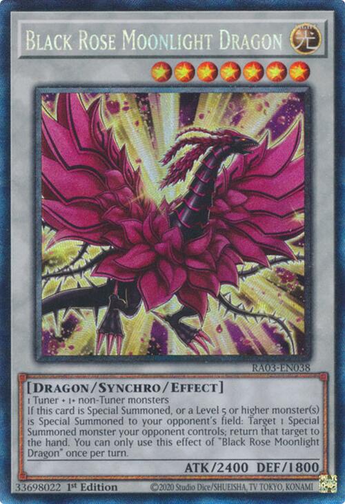 Black Rose Moonlight Dragon (CR) [RA03-EN038] Prismatic Collector's Rare | Card Merchant Takapuna