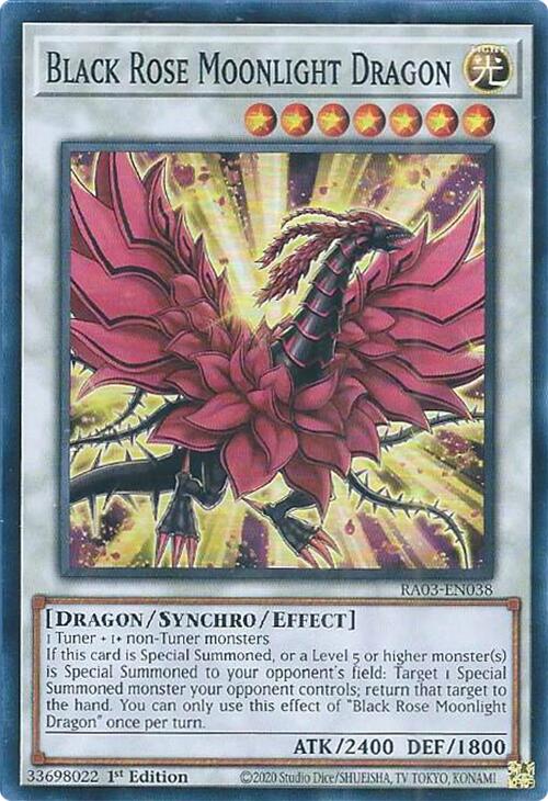 Black Rose Moonlight Dragon [RA03-EN038] Super Rare | Card Merchant Takapuna