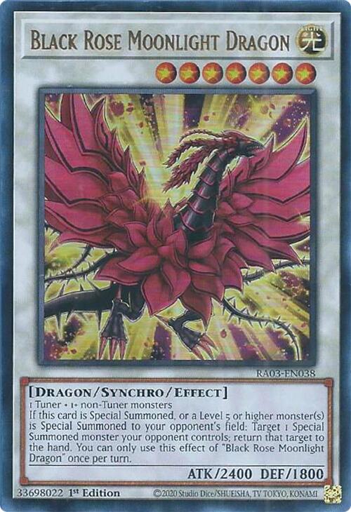 Black Rose Moonlight Dragon (UR) [RA03-EN038] Ultra Rare | Card Merchant Takapuna