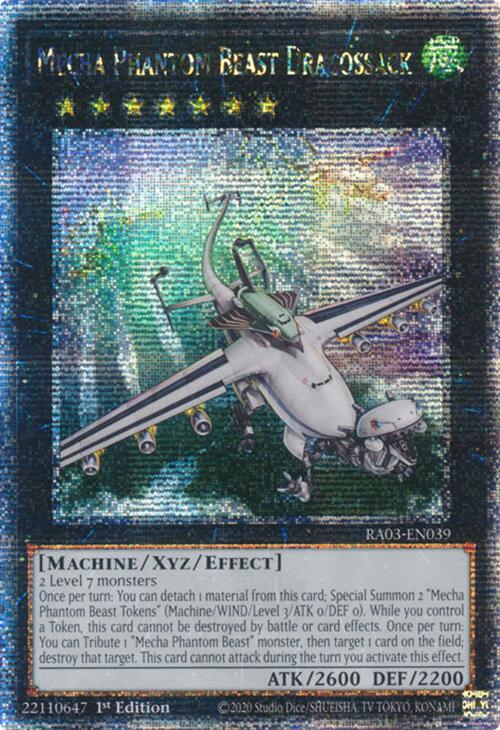 Mecha Phantom Beast Dracossack (Quarter Century Secret Rare) [RA03-EN039] Quarter Century Secret Rare | Card Merchant Takapuna