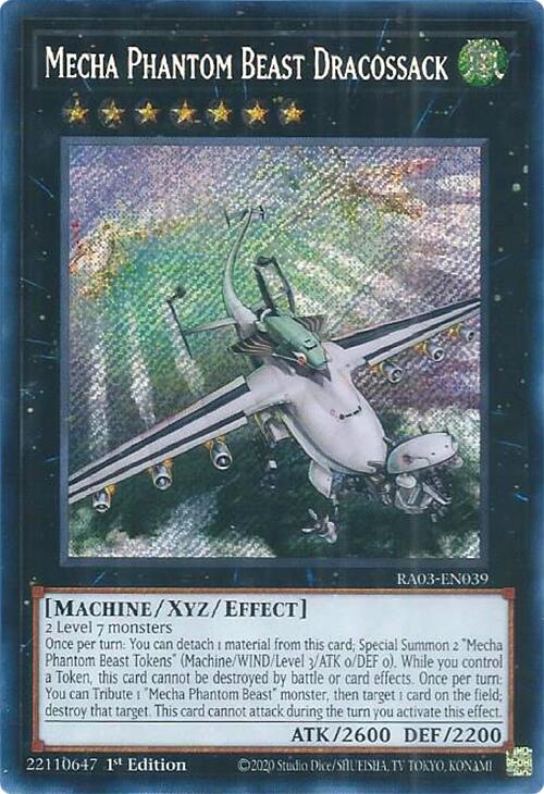 Mecha Phantom Beast Dracossack (Secret Rare) [RA03-EN039] Secret Rare | Card Merchant Takapuna