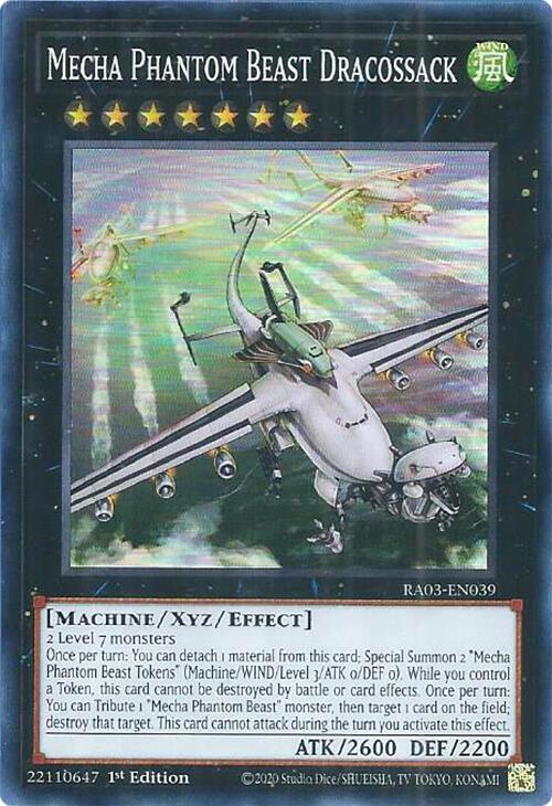 Mecha Phantom Beast Dracossack [RA03-EN039] Super Rare | Card Merchant Takapuna