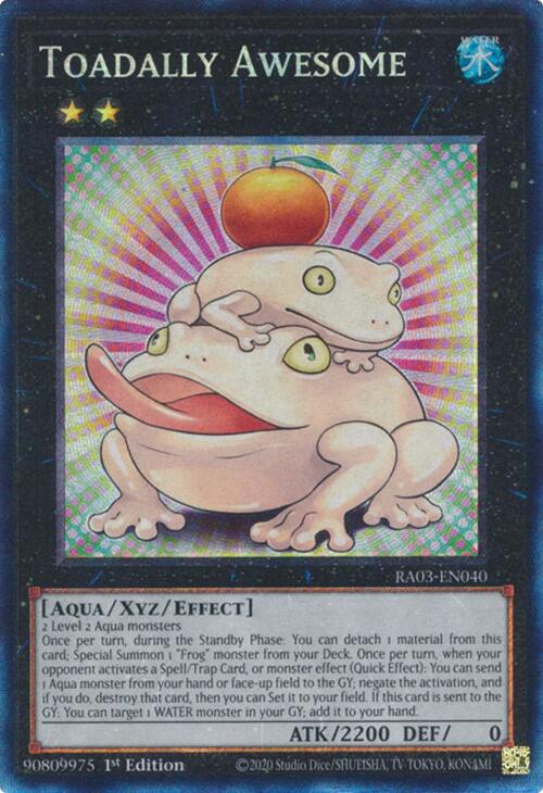 Toadally Awesome (CR) [RA03-EN040] Prismatic Collector's Rare | Card Merchant Takapuna