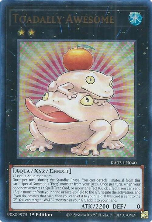 Toadally Awesome (UR) [RA03-EN040] Ultra Rare | Card Merchant Takapuna