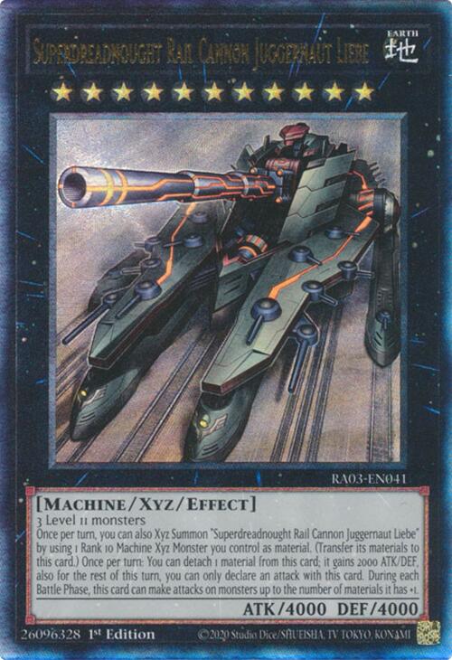 Superdreadnought Rail Cannon Juggernaut Liebe (UTR) [RA03-EN041] Prismatic Ultimate Rare | Card Merchant Takapuna