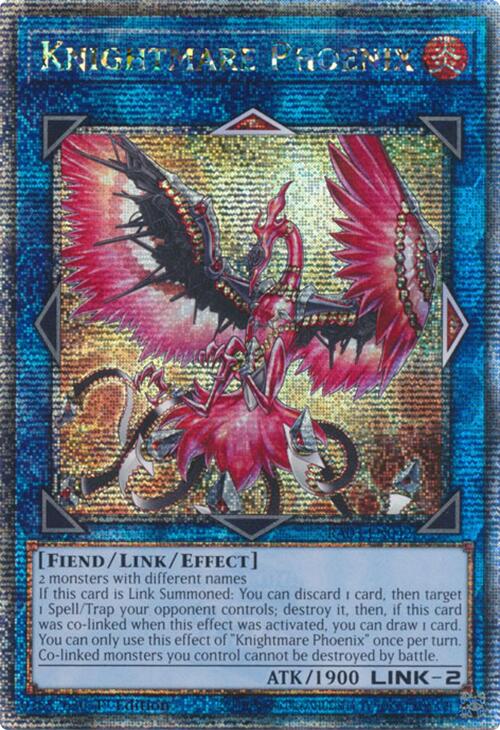 Knightmare Phoenix (Quarter Century Secret Rare) [RA03-EN042] Quarter Century Secret Rare | Card Merchant Takapuna