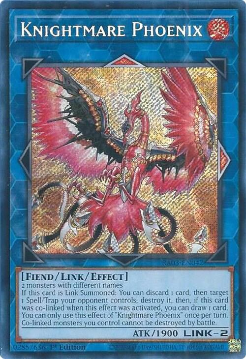 Knightmare Phoenix (Secret Rare) [RA03-EN042] Secret Rare | Card Merchant Takapuna