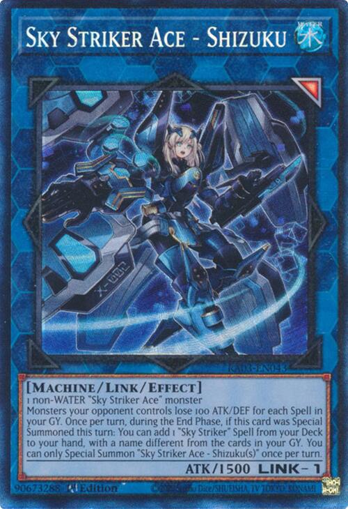 Sky Striker Ace - Shizuku (CR) [RA03-EN043] Prismatic Collector's Rare | Card Merchant Takapuna