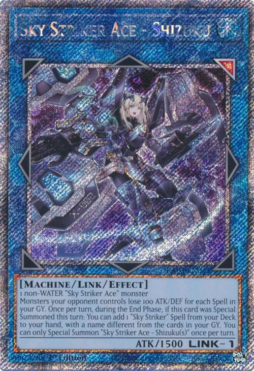 Sky Striker Ace - Shizuku (Platinum Secret Rare) [RA03-EN043] Platinum Secret Rare | Card Merchant Takapuna