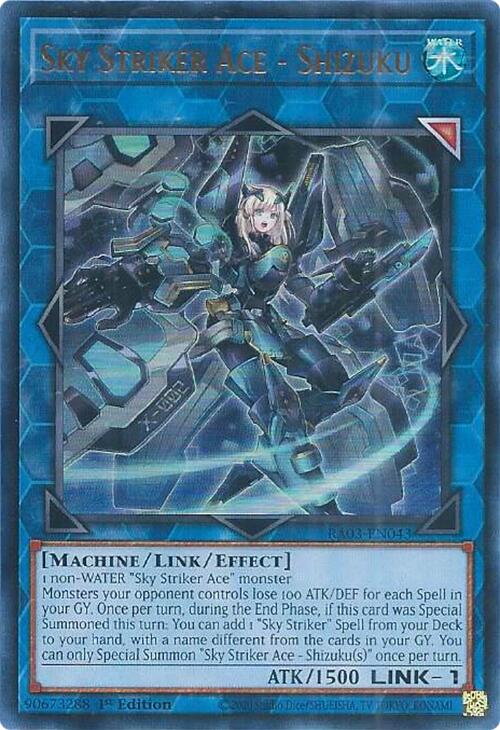 Sky Striker Ace - Shizuku (UR) [RA03-EN043] Ultra Rare | Card Merchant Takapuna