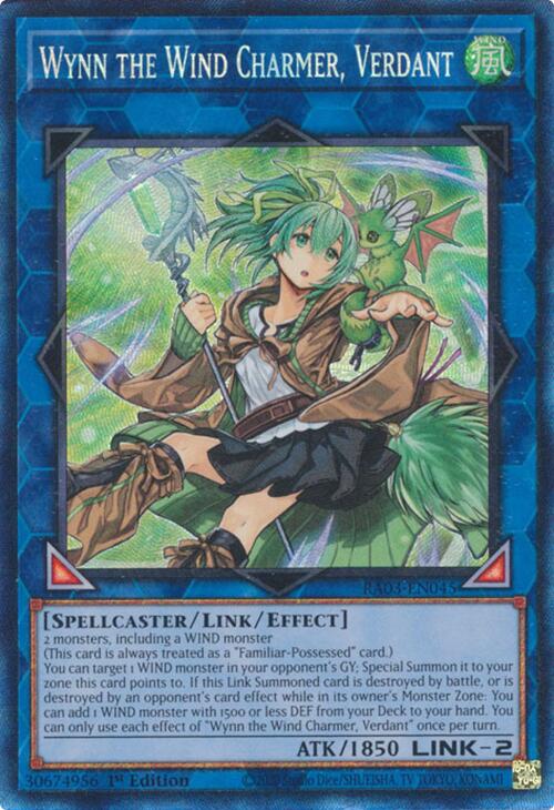 Wynn the Wind Charmer, Verdant (CR) [RA03-EN045] Prismatic Collector's Rare | Card Merchant Takapuna