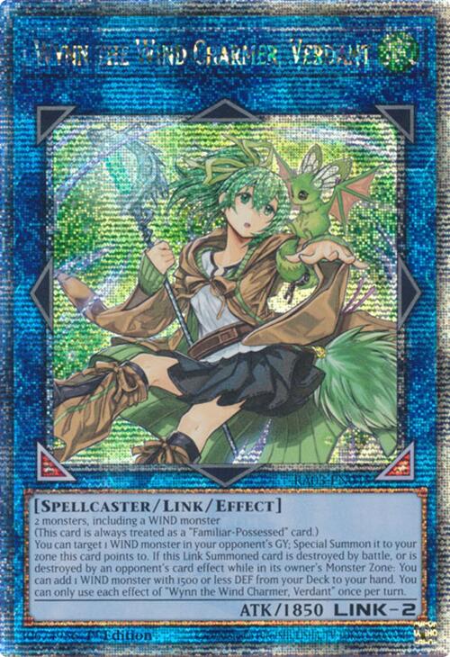 Wynn the Wind Charmer, Verdant (Quarter Century Secret Rare) [RA03-EN045] Quarter Century Secret Rare | Card Merchant Takapuna