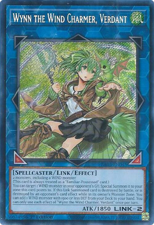 Wynn the Wind Charmer, Verdant (Secret Rare) [RA03-EN045] Secret Rare | Card Merchant Takapuna