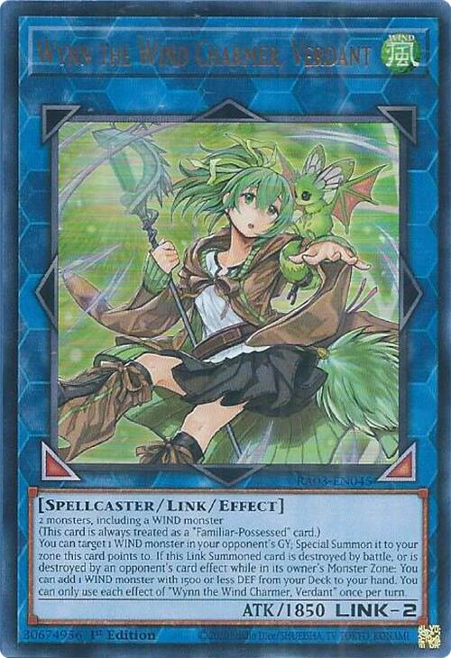 Wynn the Wind Charmer, Verdant (UR) [RA03-EN045] Ultra Rare | Card Merchant Takapuna