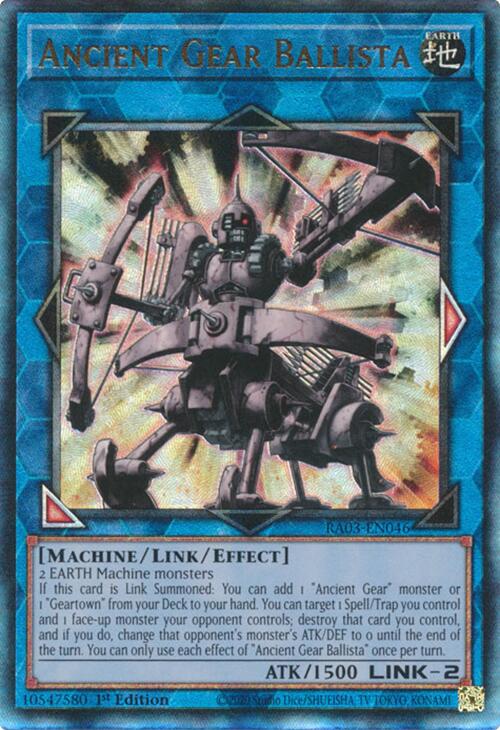 Ancient Gear Ballista (UTR) [RA03-EN046] Prismatic Ultimate Rare | Card Merchant Takapuna