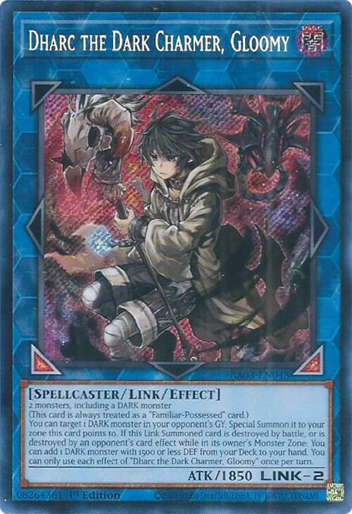 Dharc the Dark Charmer, Gloomy (Secret Rare) [RA03-EN048] Secret Rare | Card Merchant Takapuna