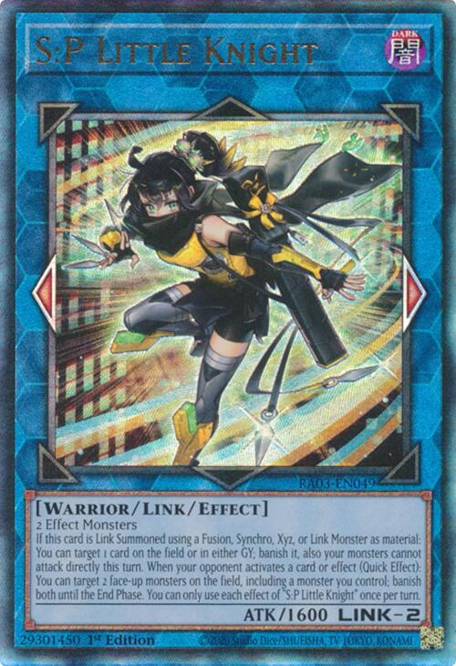 S:P Little Knight (UTR) [RA03-EN049] Prismatic Ultimate Rare | Card Merchant Takapuna