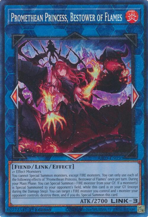 Promethean Princess, Bestower of Flames (CR) [RA03-EN050] Prismatic Collector's Rare | Card Merchant Takapuna