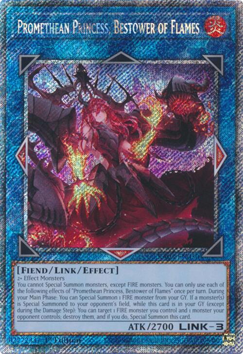 Promethean Princess, Bestower of Flames (Platinum Secret Rare) [RA03-EN050] Platinum Secret Rare | Card Merchant Takapuna