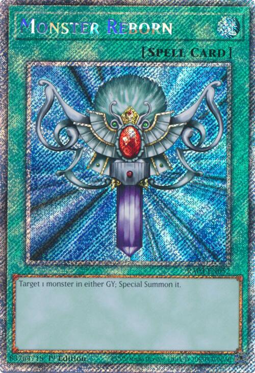 Monster Reborn (Platinum Secret Rare) [RA03-EN052] Platinum Secret Rare | Card Merchant Takapuna