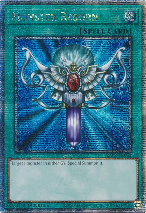 Monster Reborn (Quarter Century Secret Rare) [RA03-EN052] Quarter Century Secret Rare | Card Merchant Takapuna