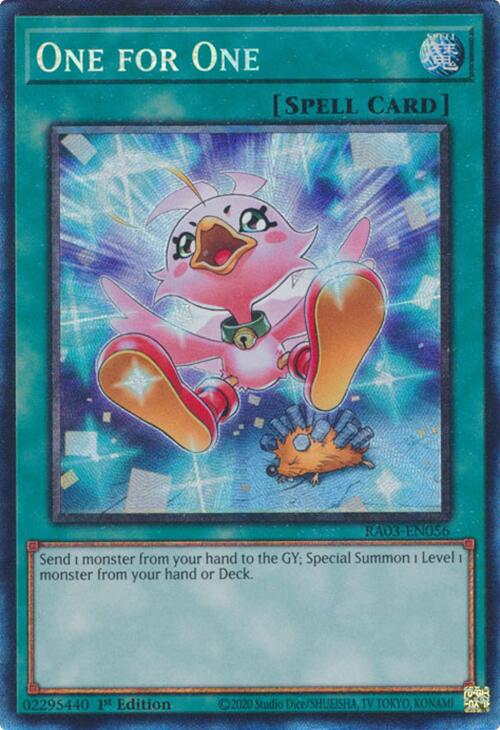 One for One (CR) [RA03-EN056] Prismatic Collector's Rare | Card Merchant Takapuna