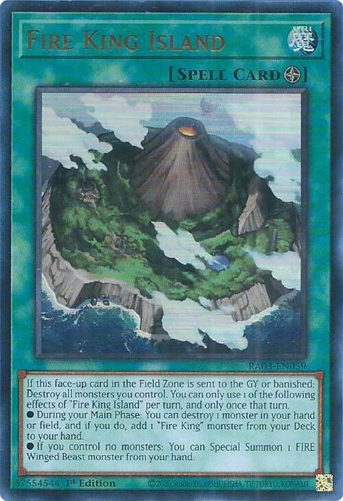 Fire King Island (UR) [RA03-EN059] Ultra Rare | Card Merchant Takapuna