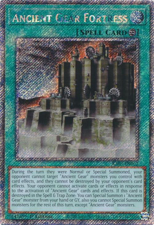 Ancient Gear Fortress (Platinum Secret Rare) [RA03-EN062] Platinum Secret Rare | Card Merchant Takapuna