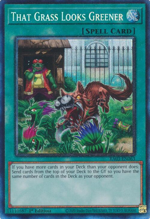 That Grass Looks Greener (CR) [RA03-EN063] Prismatic Collector's Rare | Card Merchant Takapuna