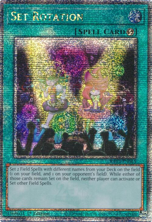 Set Rotation (Quarter Century Secret Rare) [RA03-EN065] Quarter Century Secret Rare | Card Merchant Takapuna