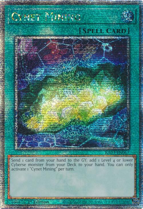 Cynet Mining (Quarter Century Secret Rare) [RA03-EN067] Quarter Century Secret Rare | Card Merchant Takapuna