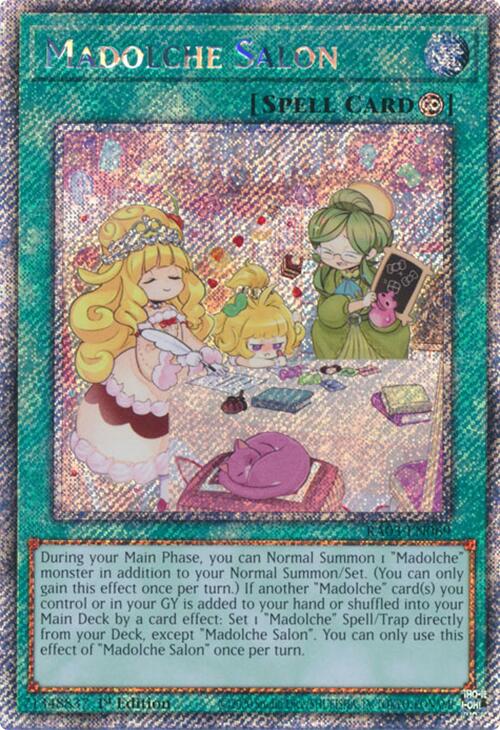 Madolche Salon (Platinum Secret Rare) [RA03-EN069] Platinum Secret Rare | Card Merchant Takapuna