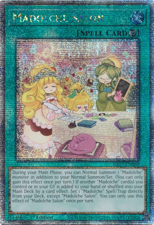 Madolche Salon (Quarter Century Secret Rare) [RA03-EN069] Quarter Century Secret Rare | Card Merchant Takapuna