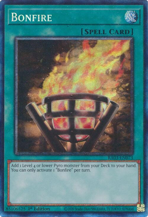 Bonfire (CR) [RA03-EN073] Prismatic Collector's Rare | Card Merchant Takapuna