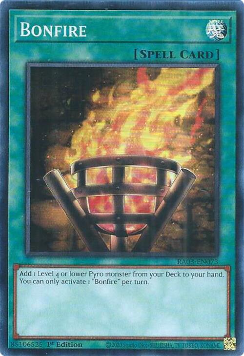 Bonfire [RA03-EN073] Super Rare | Card Merchant Takapuna