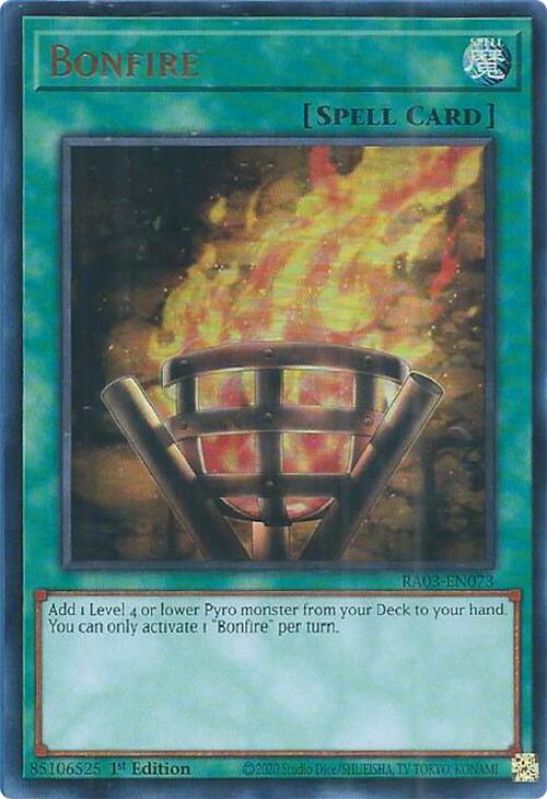 Bonfire (UR) [RA03-EN073] Ultra Rare | Card Merchant Takapuna