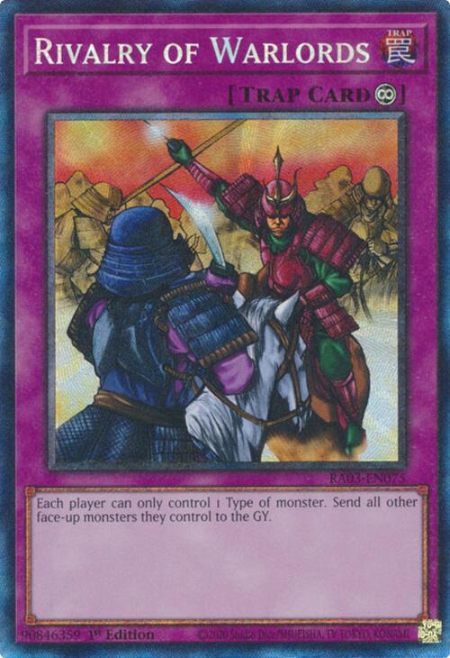 Rivalry of Warlords (CR) [RA03-EN075] Prismatic Collector's Rare | Card Merchant Takapuna