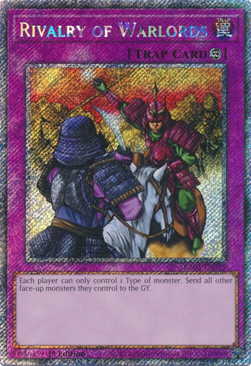 Rivalry of Warlords (Platinum Secret Rare) [RA03-EN075] Platinum Secret Rare | Card Merchant Takapuna