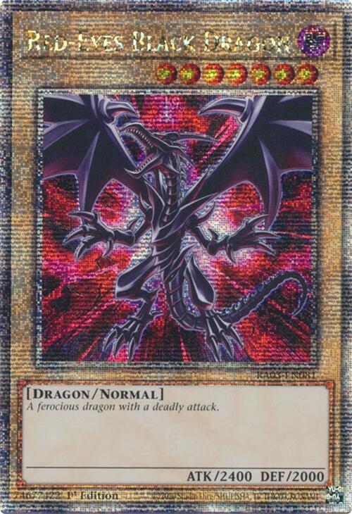 Red-Eyes Black Dragon (Quarter Century Secret Rare) [RA03-EN081] Quarter Century Secret Rare | Card Merchant Takapuna