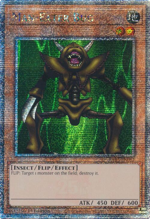 Man-Eater Bug (Quarter Century Secret Rare) [RA03-EN082] Quarter Century Secret Rare | Card Merchant Takapuna