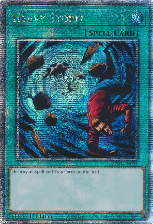 Heavy Storm (Quarter Century Secret Rare) [RA03-EN092] Quarter Century Secret Rare | Card Merchant Takapuna