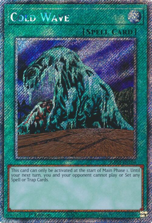 Cold Wave (Platinum Secret Rare) [RA03-EN104] Platinum Secret Rare | Card Merchant Takapuna