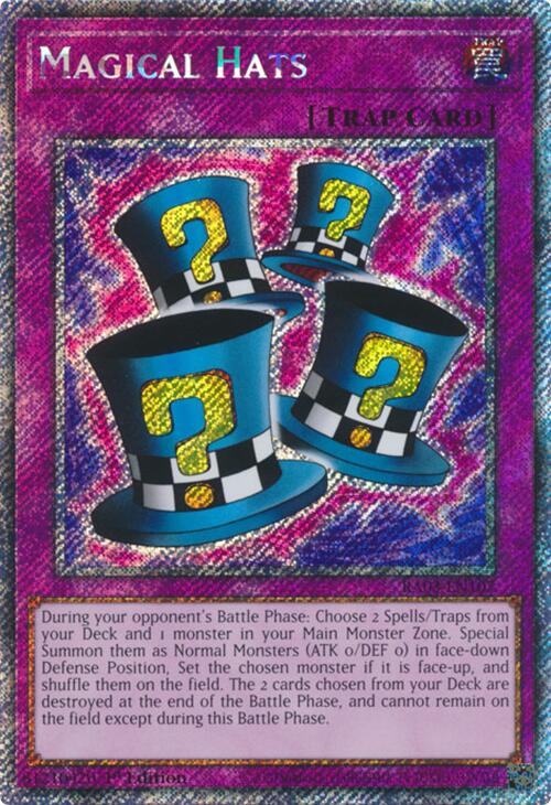 Magical Hats (Platinum Secret Rare) [RA03-EN107] Platinum Secret Rare | Card Merchant Takapuna