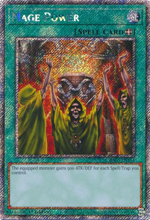 Mage Power (Platinum Secret Rare) [RA03-EN113] Platinum Secret Rare | Card Merchant Takapuna