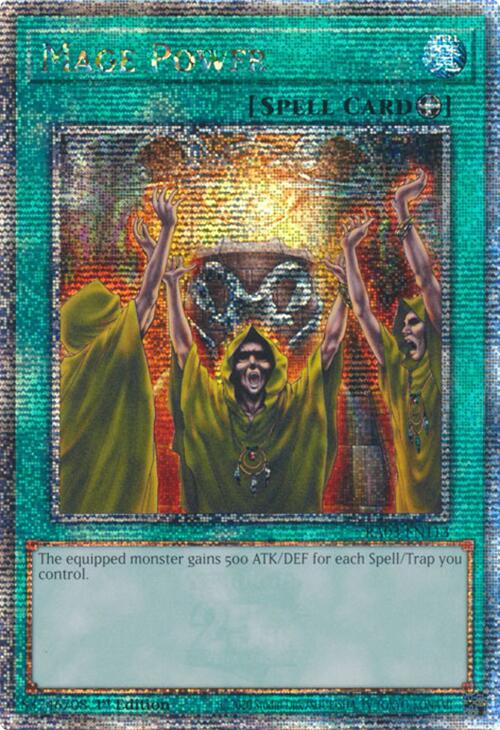 Mage Power (Quarter Century Secret Rare) [RA03-EN113] Quarter Century Secret Rare | Card Merchant Takapuna